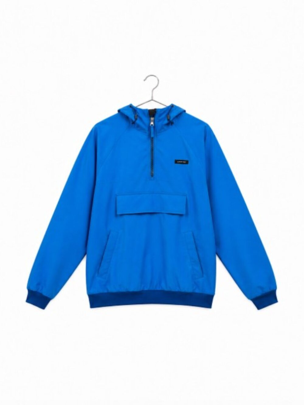 LANDS' End The Squall Mens Small Fleece Lined Hooded Pullover Jacket